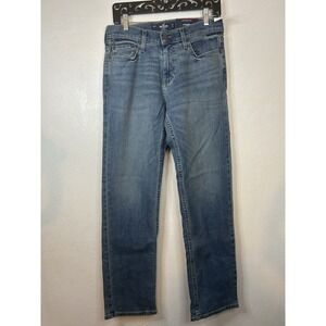 Hollister Epic Flex Straight Leg Jeans Men's 29x32 Blue Wash Denim Stretch